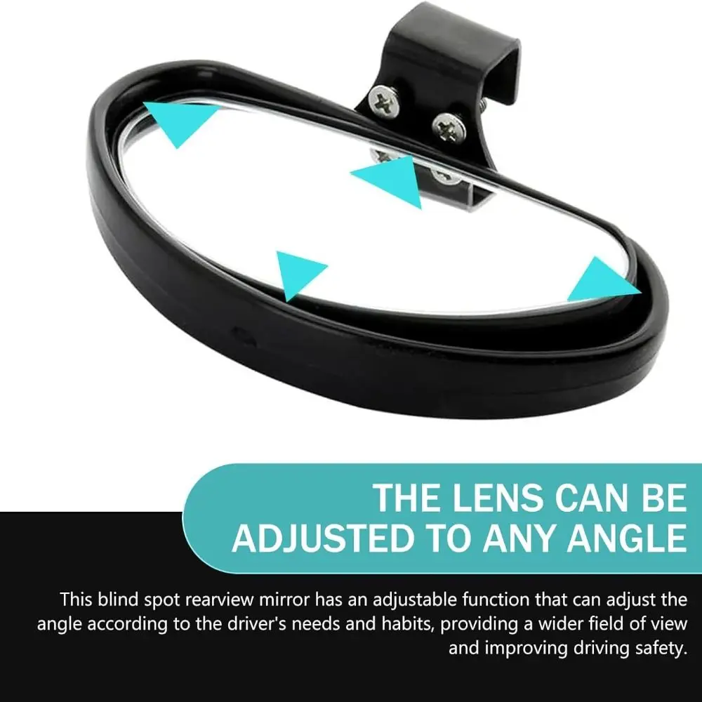 Wide-angle Expanded Car Mirror Vision Auxiliary Adjustable Blind Spot Mirror Universal Parking Auxiliary Mirror Driving Safety