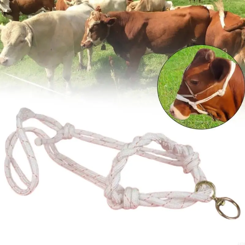 Comfortable Nylons Livestocks Leads with Nonslip Texture for Cattle Handling 