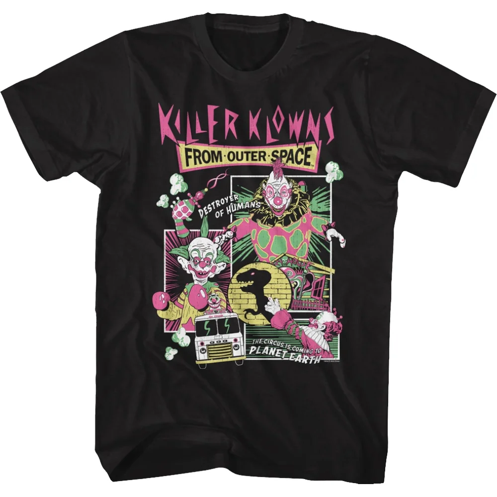 Panel Collage Killer Klowns From Outer Space T-Shirt