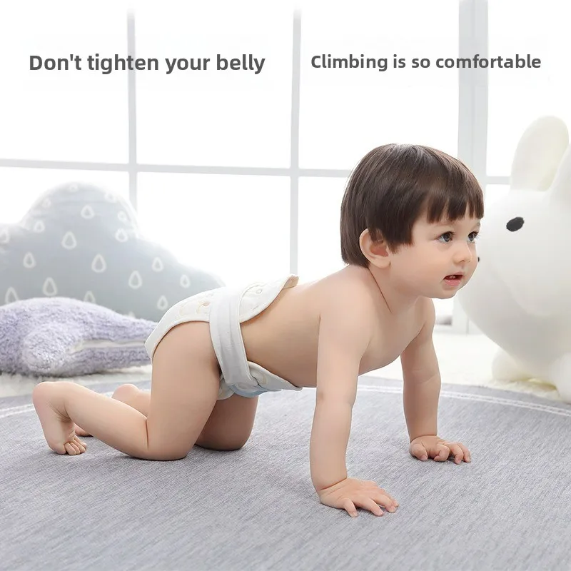 حزام حفاضات الأطفال حديثي الولادة مع توتر قابل للتعديل، مناسب لجميع المواسم، يمنع التسرب، ويحافظ على الحفاضات بشكل آمن في مكان #2