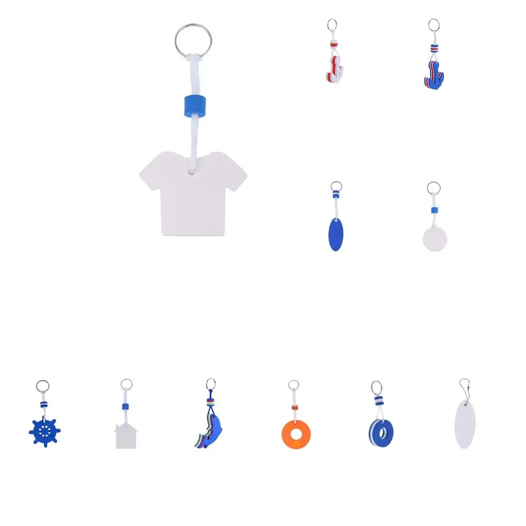 

Плавающий брелок различных форм для катания на лодках — якорь, руль, доска для серфинга, буй