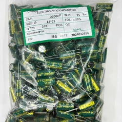 50-1000pcs 10V 16V 25V 35V 50V 400V High Frequency Low ESR Aluminum Capacitor 100UF 220UF 330UF 470UF 680UF 1000UF 2200UF 3300UF