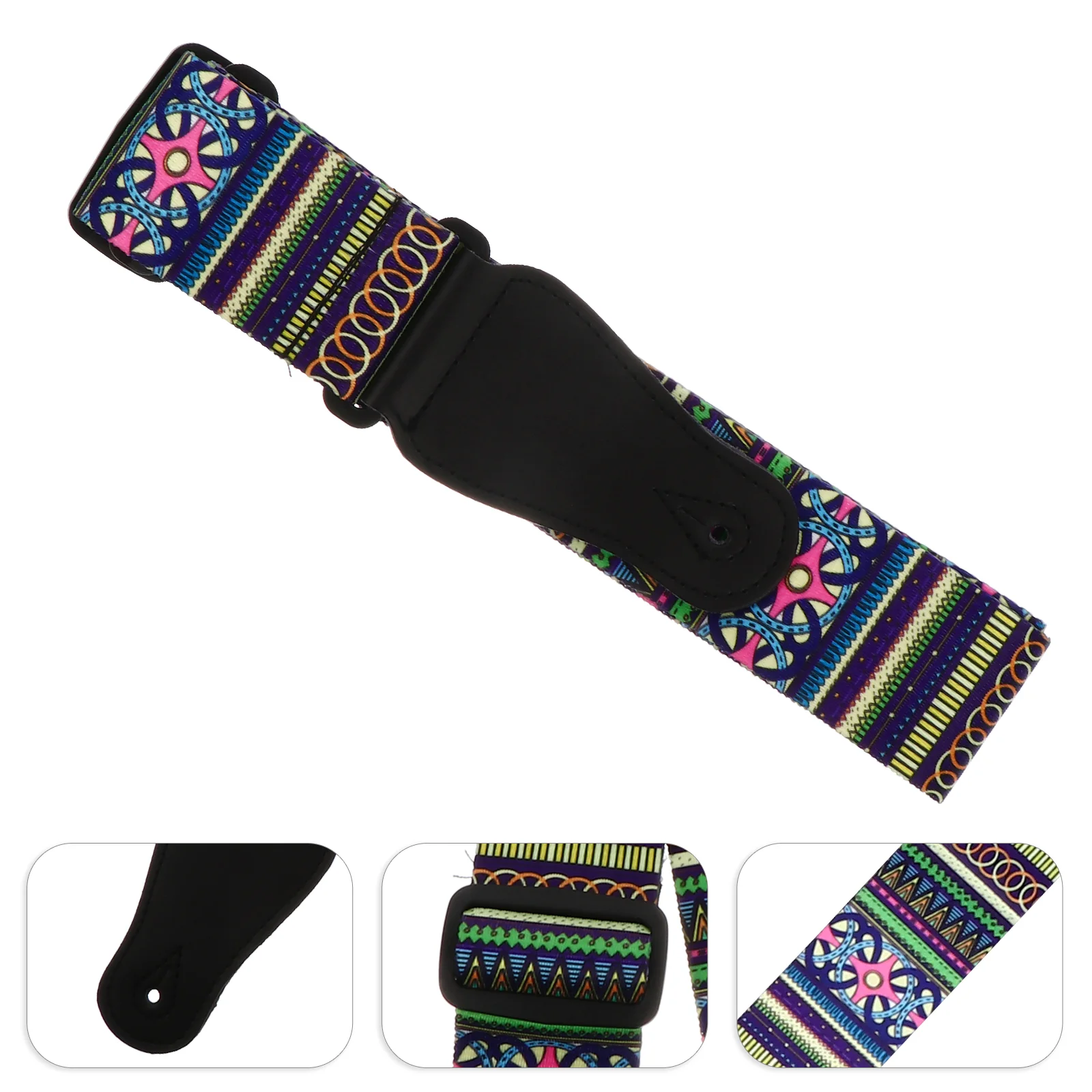 Guitar Strap Ukulele Shoulder Belt Neck Adjustable Sling Printing Instrument Accessories