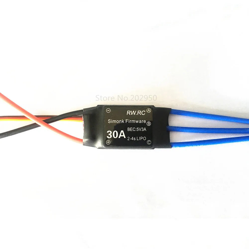 1piece Simonk 30A/40A 2-4S Brushless ESC Speed Control For Multicopter