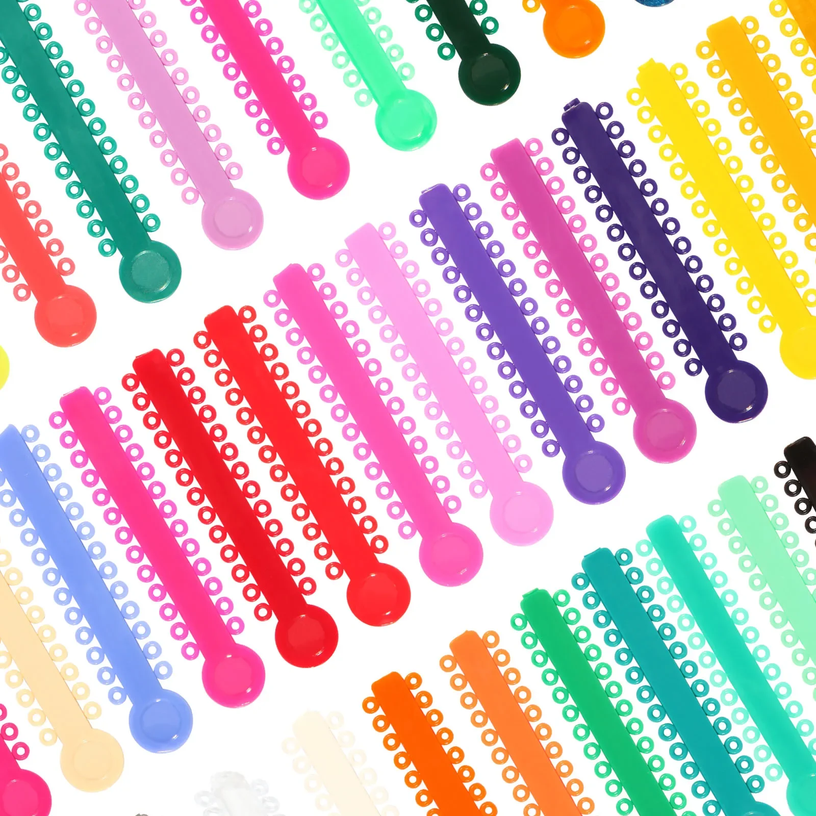 

40pcs/bag Dental Orthodontics Elastic Ligature Ties Braces Elastomeric Ligating Modules for Dentist Treatment