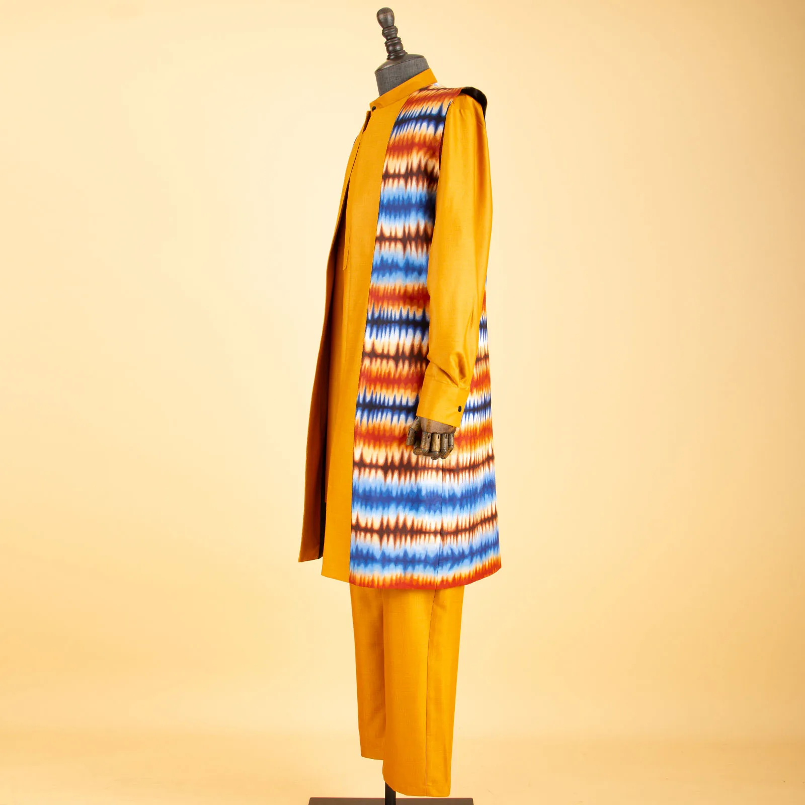 Roupas tradicionais africanas para homens, casacos estampados, camisas Dashiki e calças Ankara, roupas tribais, plus size, conjunto de 3 peças,