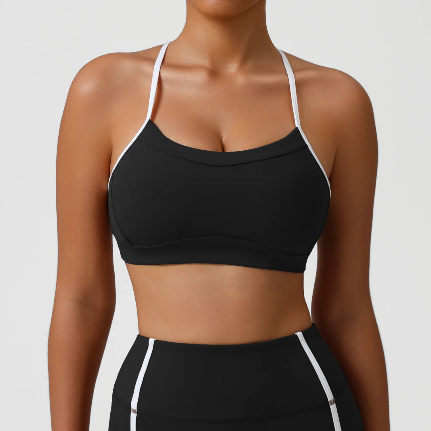 Stretchy Soft Sports Underwear Women High Impact Fitness Yoga Bra Breathable Quick Dry Gym Crop Top Female Workout Clothes view 6