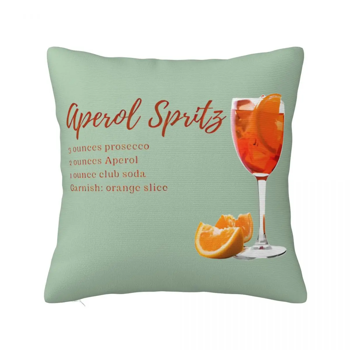 Retro Cocktail Alcohol Drink Pillow Cases Aperols Spritz Cushion Cover Vintage Decor Throw Pillow Case Cover for Home 45x45cm