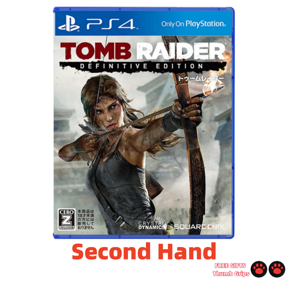 Sony Playstatio4 PS4 Genuine Second Hand Game CD Shadow of the Tomb Raider: Definitive Edition PS4 SONY Playstatio4 Game Card