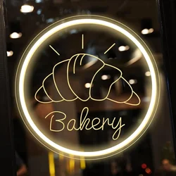 Bakery Neon Sign USB Powered LED Neon Light for Bar Cake Bakery Supermarkets Stores Cookie House Kitchen Restaurant Wall Decor