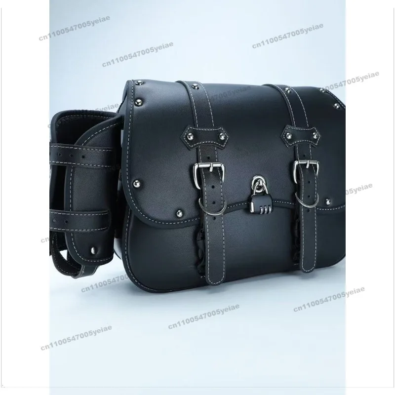 Electric Vehicle Motorcycle Side Bag Modified Retro Knight Bag Jinjila Saddle Side Universal Waterproof Hanging