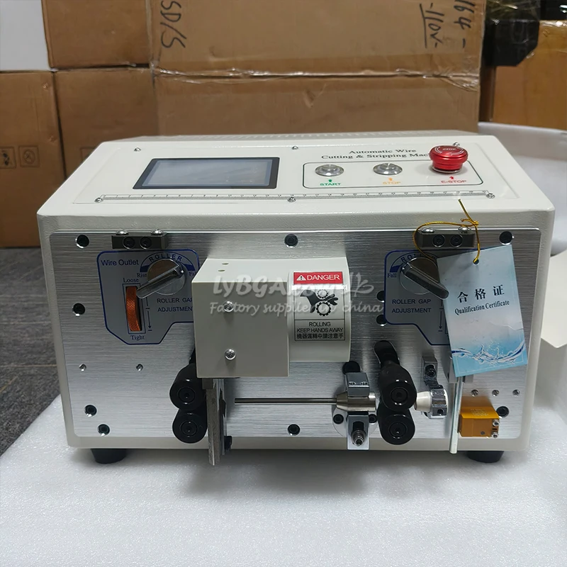

2026 SWT-608-SDN SDS 4 Wheels Automatic Short Wire Peeling Stripping Cutting Machine for 0.1-6mm² Cable Wire Stripper For