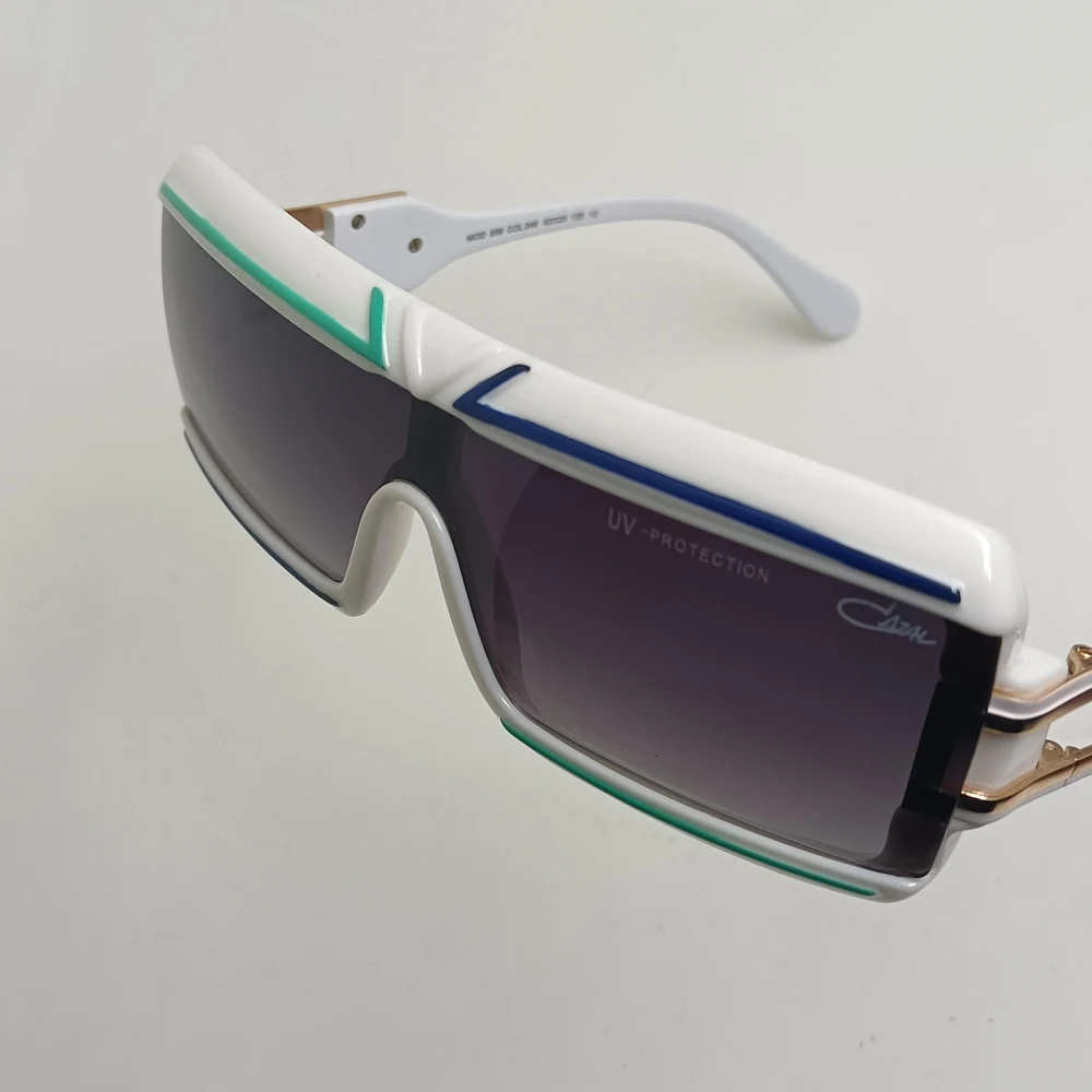 แว่นตากันแดดแว่นตากันแดดแบรนด์เหลี่ยมแบบบูรณาการ HD แว่นตาผู้หญิงผู้ชายแว่นตา oculos de SOL MOD856 UV400หรูหราของแท้