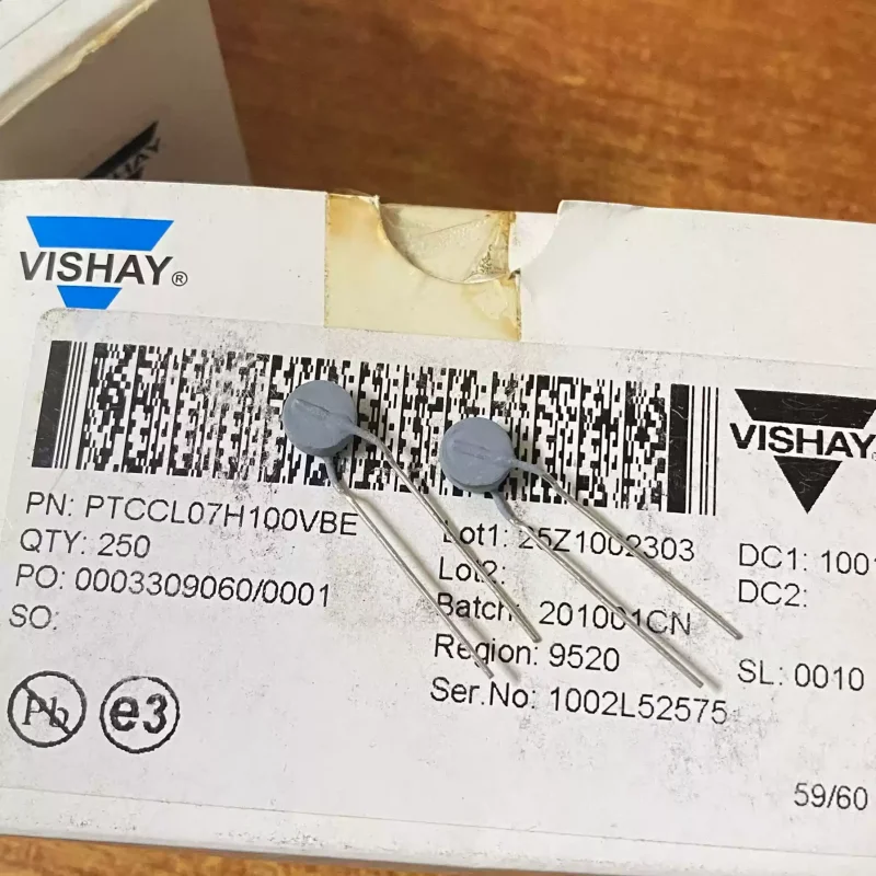 10-100pcs PTCCL07H100VBE 1000V 1500R ± 450 Imported PTC Positive Temperature Coefficient Thermistor