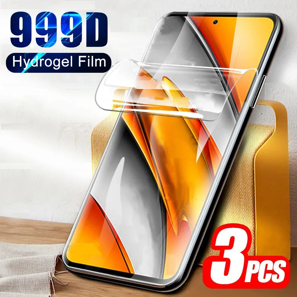 3Pcs Hydrogel Film For UMIDIGI Bison A15T X20 C1 Plus G1 Plus Screen Protector