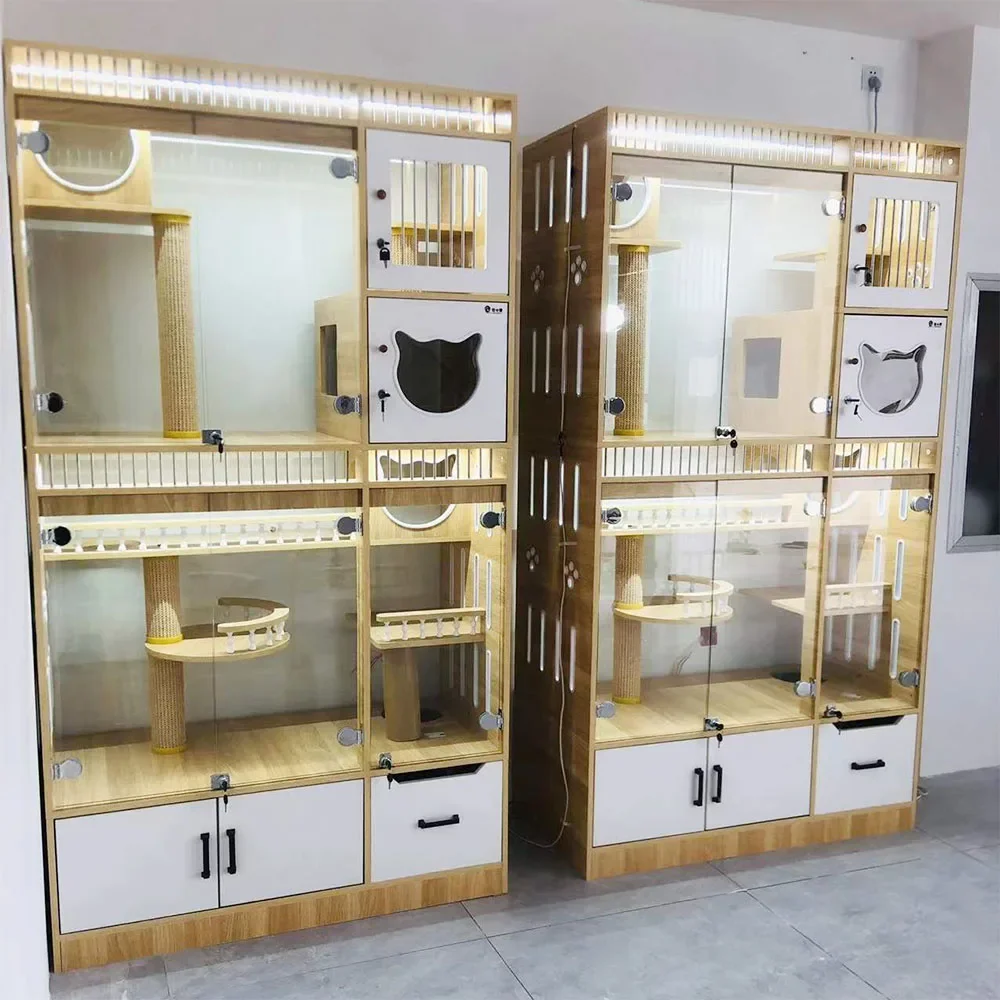 

Новый продукт 2023, многофункциональный роскошный 3-слойный кот, вилла, кошка, домашние домашние животные, рай, зоомагазин, мебель для кошек, фостеринга