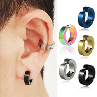 1 Pairs Fashionable, Simple, and Personalized Stainless Steel Ear Bone Clip with Fake Earrings for MEN'S Daily Wearing Gifts