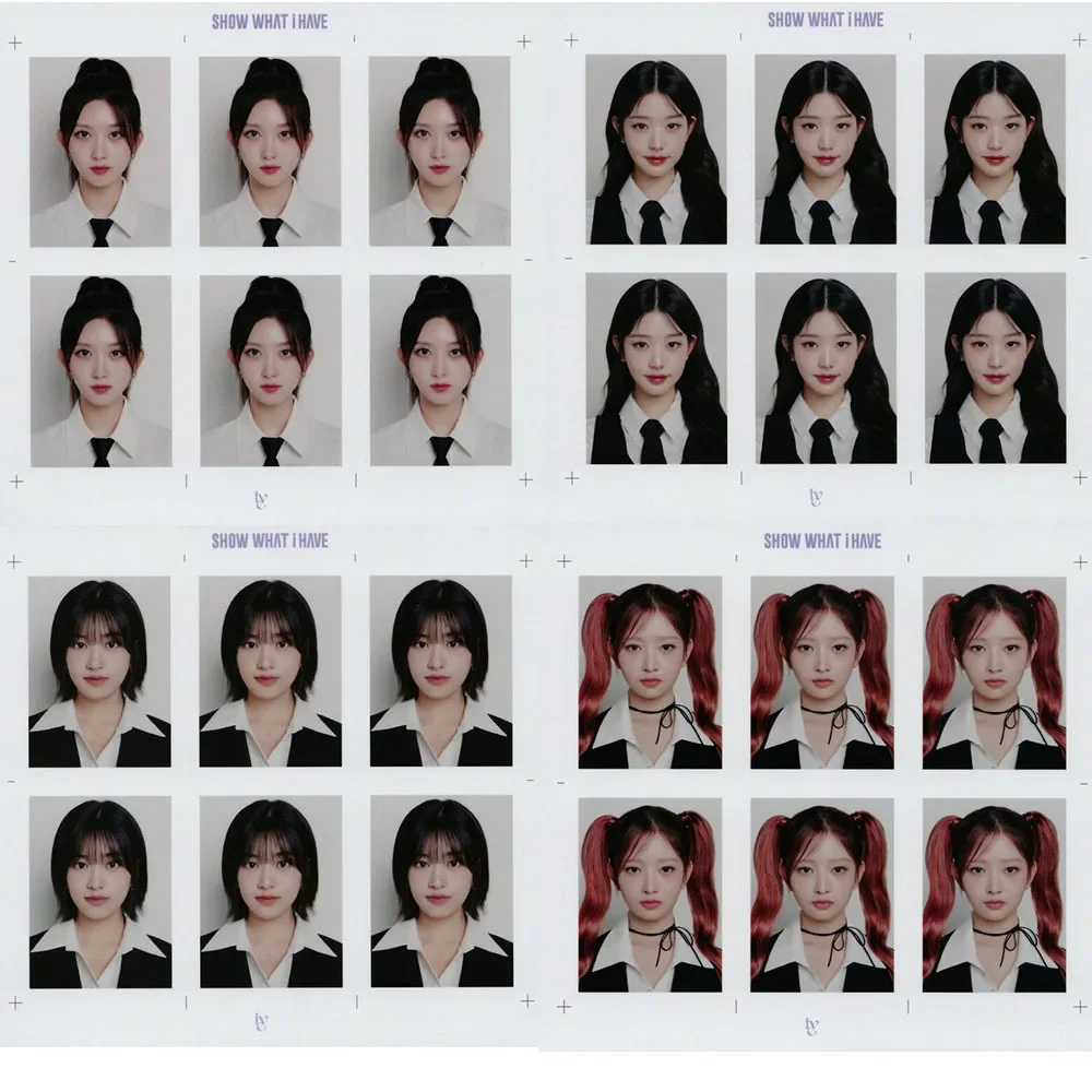 

I New Album ELEVEN One-Inch ID Photo GAEUL YUJIN Rei Wonyoung Leeseo Wallet Photocards Photo Fans Gifts Collectibles