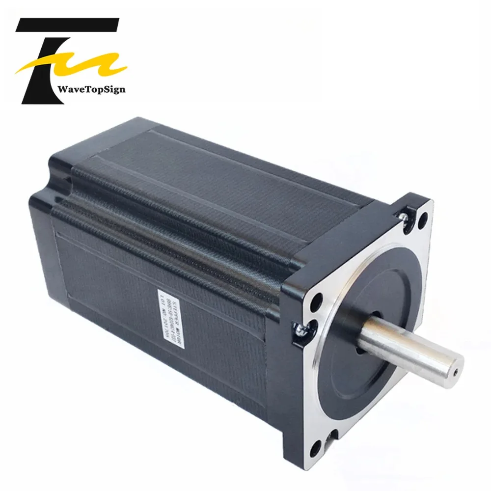 wavetopsign Nema34 2 Phase 1.8° Hybrid Stepper Motor 86hs Series 2.8n.m 3.5n.m 4.5n.m 6.5n.m And Stepper Driver Dm860d