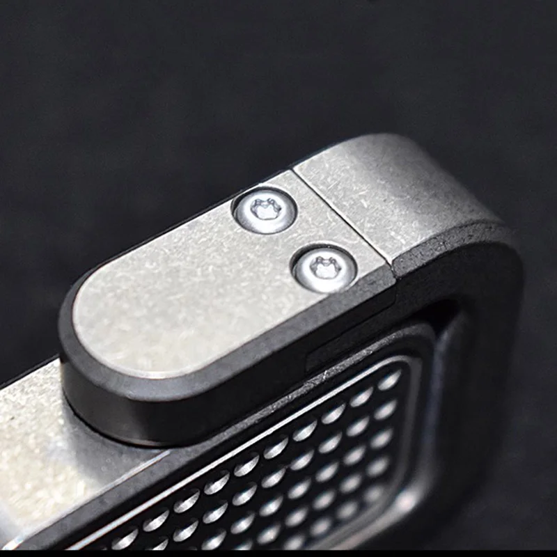 DANHUO Titanium Alloy Shake Mechanical Push Card Slider Decompression Fidget Spinner Magnetic Stress Relief Fingertip Gyro Toys