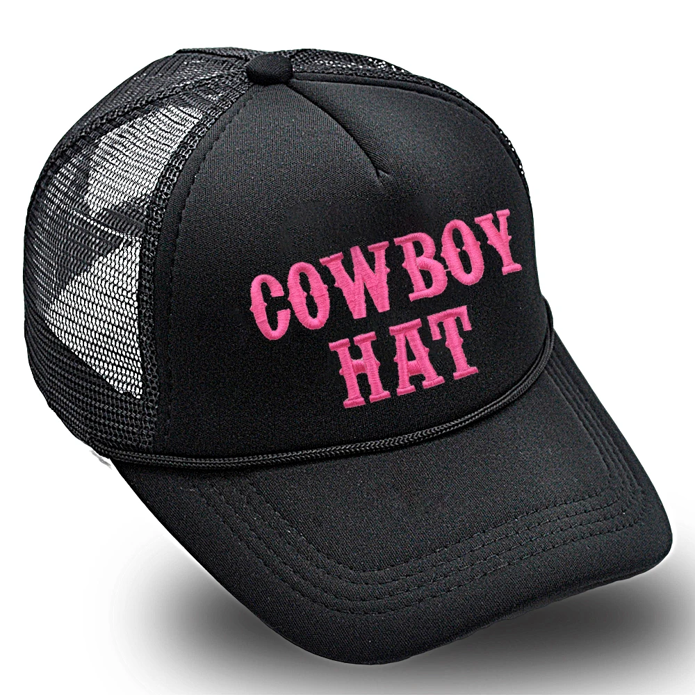 Cowboy Hat Trucker Hat Embroidered Casual Baseball Cap Party Women Hat Group Hats