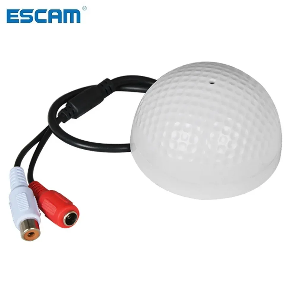 ESCAM Sound Monitor Audio Pickup Microphone for CCTV Video Surveillance Security Camera IP Cameras