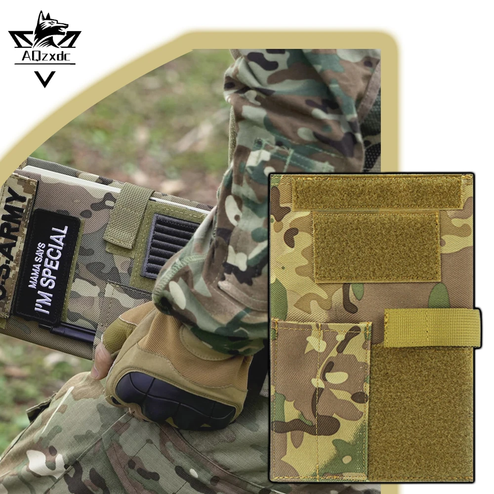 

Tactical Notebook Protective Case Log Diary Book Memo Cover Multi-Pocket Hunting Bag Cover Outdoor Hunting Camping Equipment