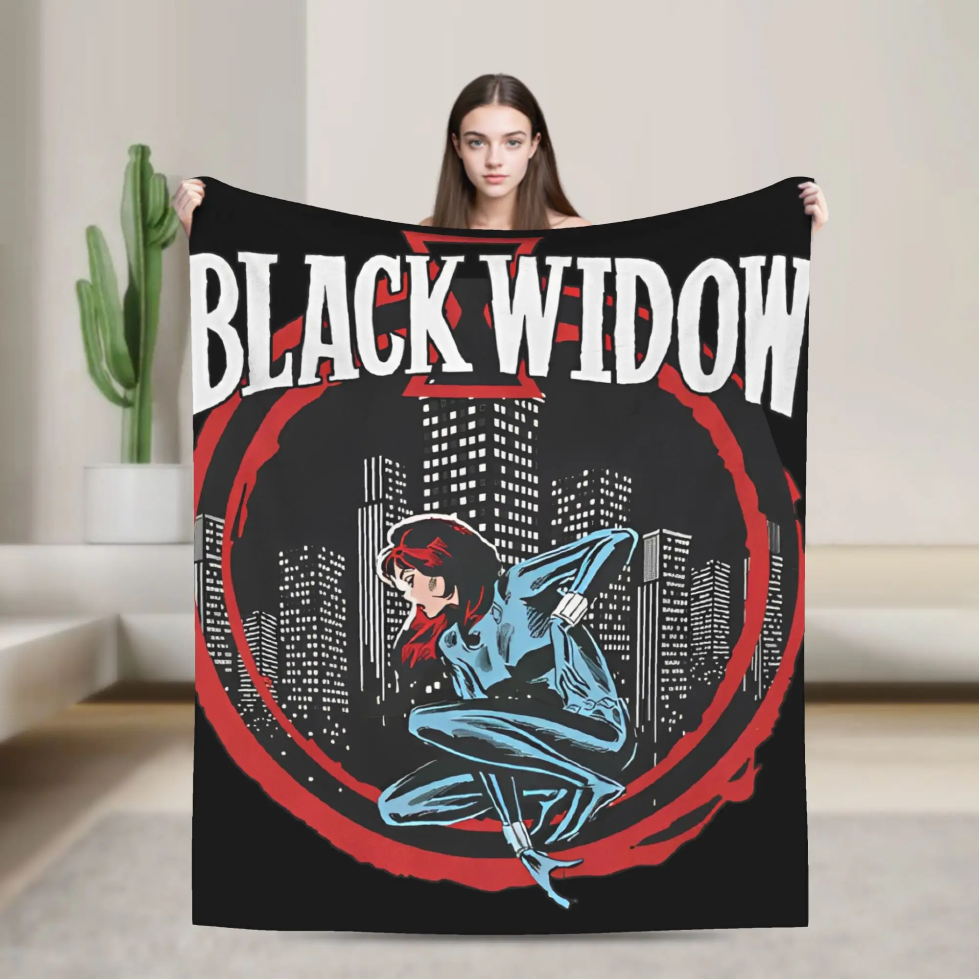 

Мягкое одеяло «Черная вдова», плюшевое одеяло для кемпинга, уличный тренд, диван, стул, фланелевое покрывало, чехол для дивана-кровати