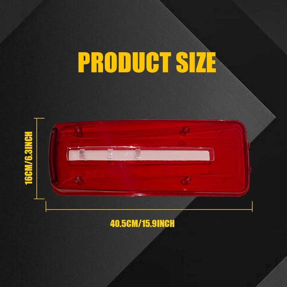 1pc LH RH Truck Led Rear Tail Lights Lens Cover Case E-mark  For MAN TGX TGS TGM  For DAF CF LF XF