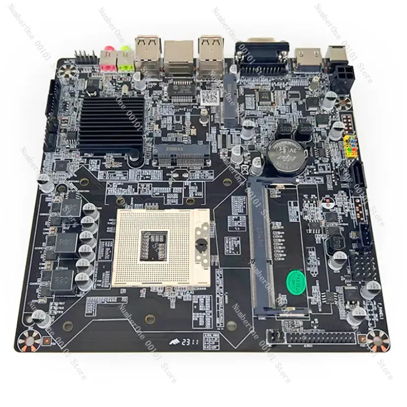 ITX industrial control main board HM65 single memory slot DDR3 PGA988 second and third generation CPU all-in-one main board