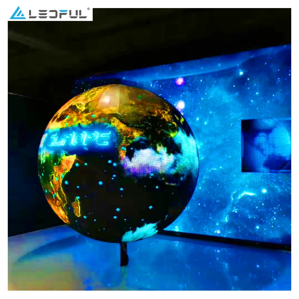 Screen Soft Module Panel Advertising Indoor Flexible Full Color Price Custom P3 P5 P4 P2.5 P6 Curved Board SMD Small LED Display