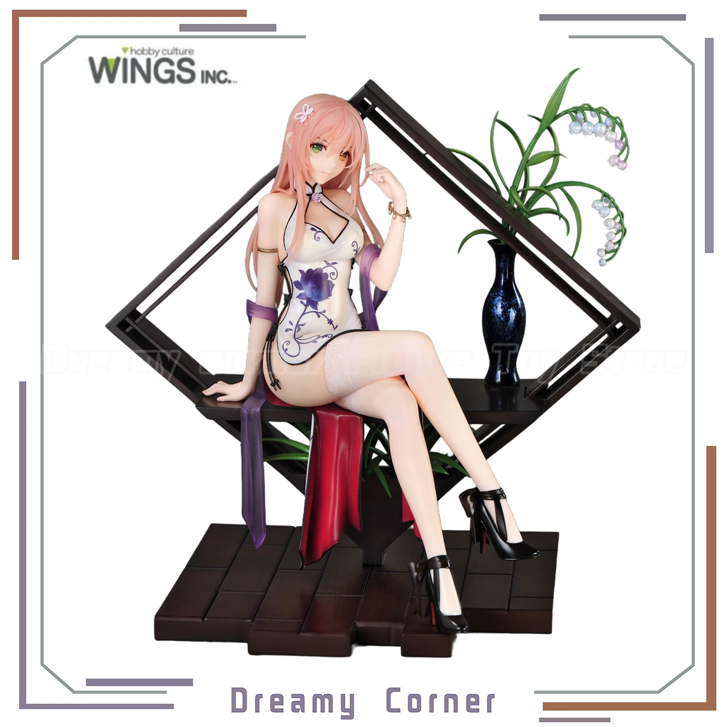 

【В наличии】Оригинальные WINGS INC Niya Cheongsam масштаб 1/7, фигурка, игрушки, коллекция моделей, украшения, подарки