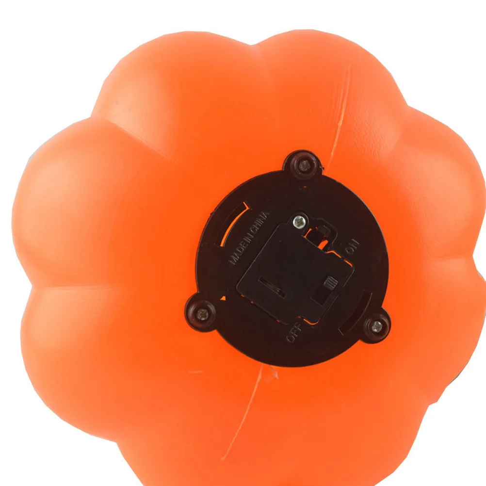 

1pcs Pumpkin Light 3 Tiers Decorative Plastic Halloween Party KTV Kids Room Safe Environmental Shatterproof Orange Coating Gift