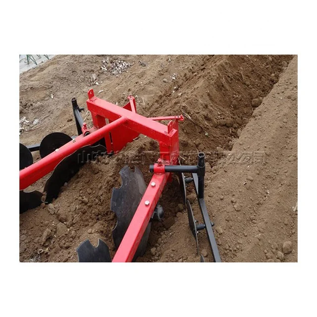 Ridge - Raising Plough Mounted Behind  Four - Wheel Tractor ridge - Supported Tools Ground Tilling Ridging Equipment