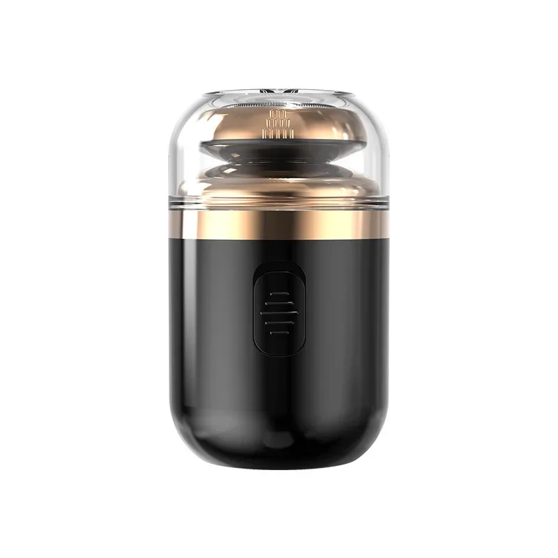 New 2 In 1 Mini Portable Electric Shaver For Men Nose Hair Trimmer Pocket Capsule Shaver Waterproof Travel Pocket Size Facial Be