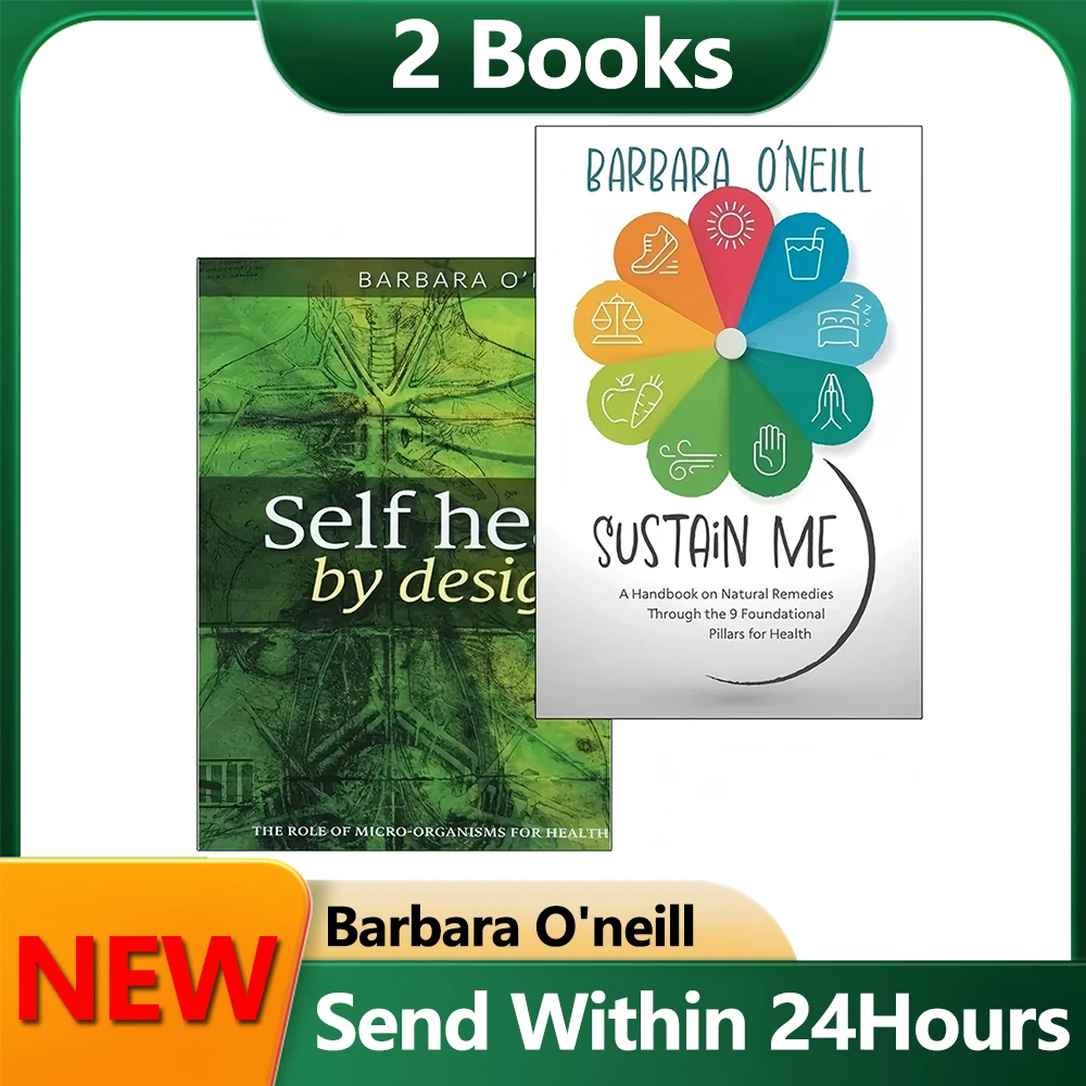 2 Books Sustain Me Self Heal By Design By Barbara O'Neill Guide Book In English Paperback Bestseller