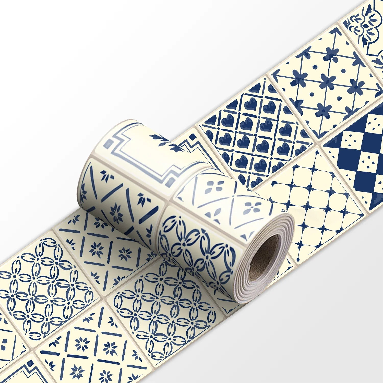 البوهيمي نمط بلاط الجدار ملصق قشر وعصا الحمام المطبخ باكسبلاش خزانة ديكور الخصر التفاف قطاع الفن صور مطبوعة للحوائط