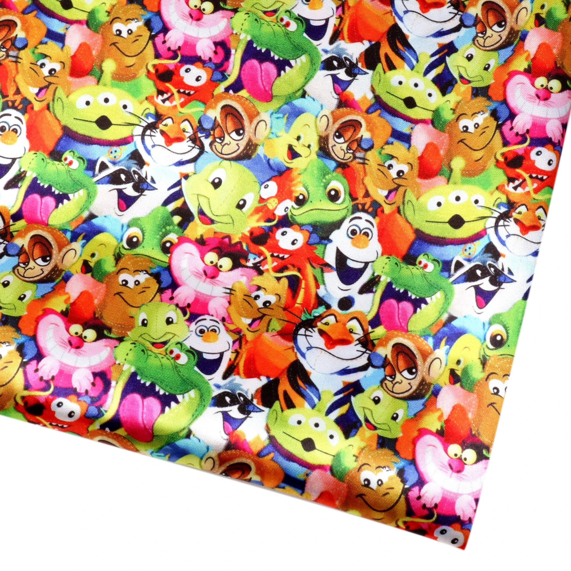 Disney Poker Alice Cheshire Cat Polyester Or 100% Cotton Fabric Patchwork Sewing Diy Child Baby Shirt Skirt Bedding Clothes