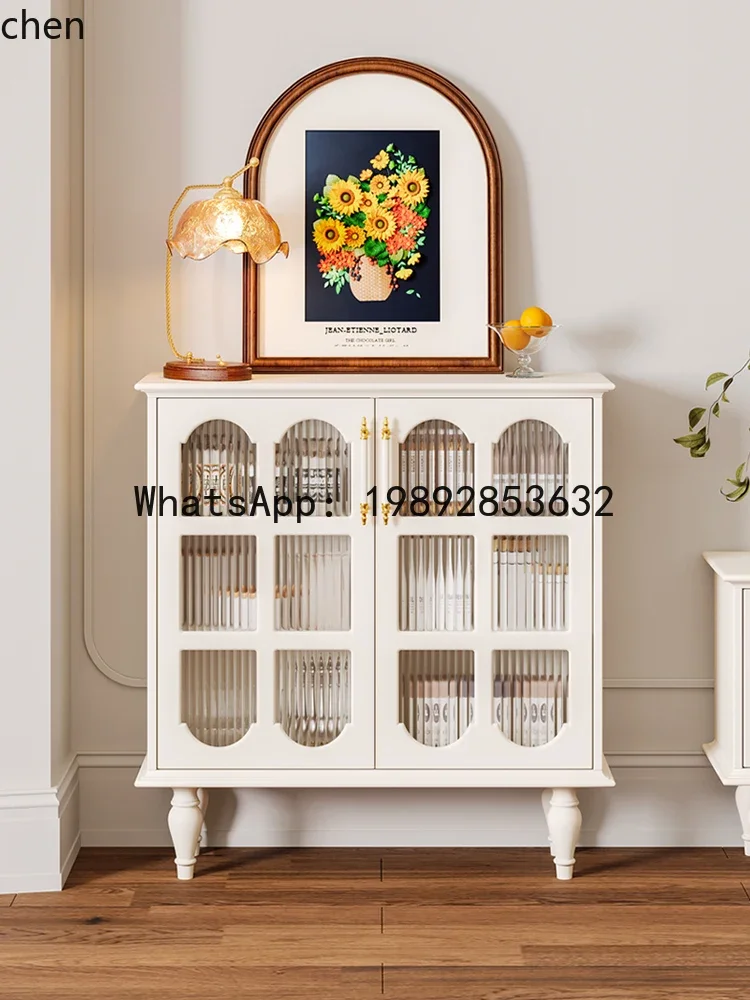 

AB Vintage Sideboard American Style LigAB Luxury High-End Entryway Cabinet Living Room Storage Cabinet