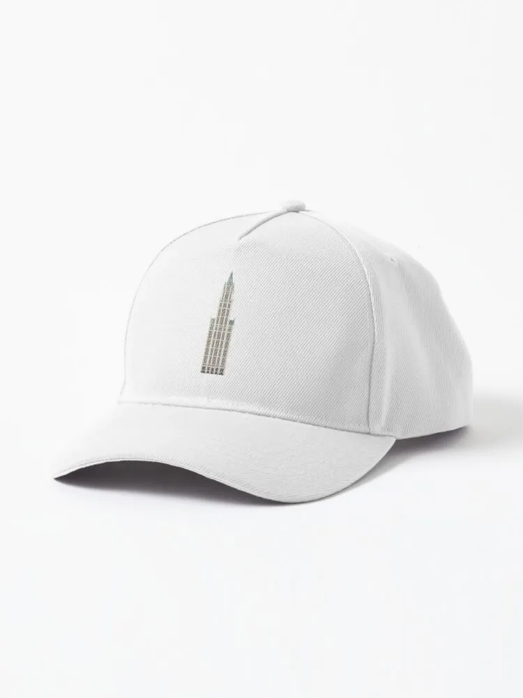 The Woolworth Building New York Architectural Illustration Cap For Unisex Adult Outdoor Casual Sun Baseball Caps New Fashion Hat