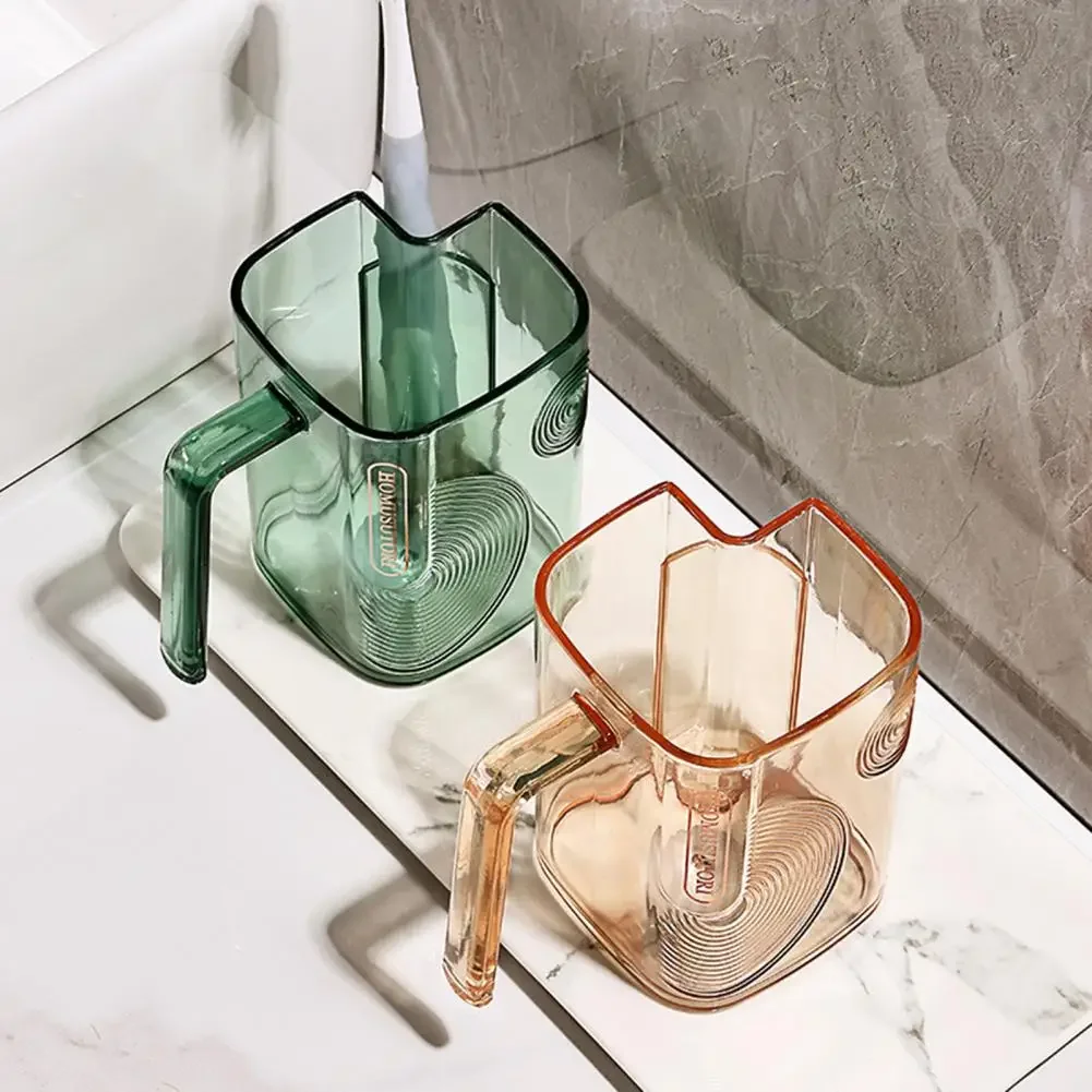 Light Luxury Transparent Mouthwash Cup Household Couple Toot