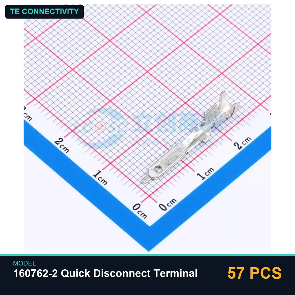 57 PCS TE Connectivity 160762-2 Quick Disconnect Terminal