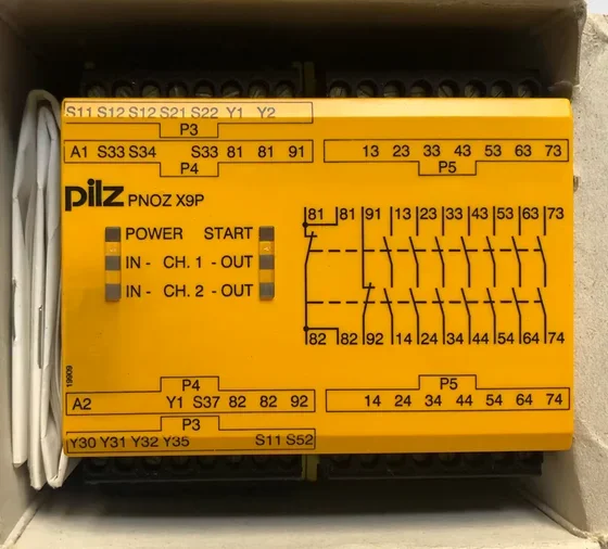 777609 PNOZ X9P 24VDC مرحلات أمان جديدة تمامًا، شحن سريع