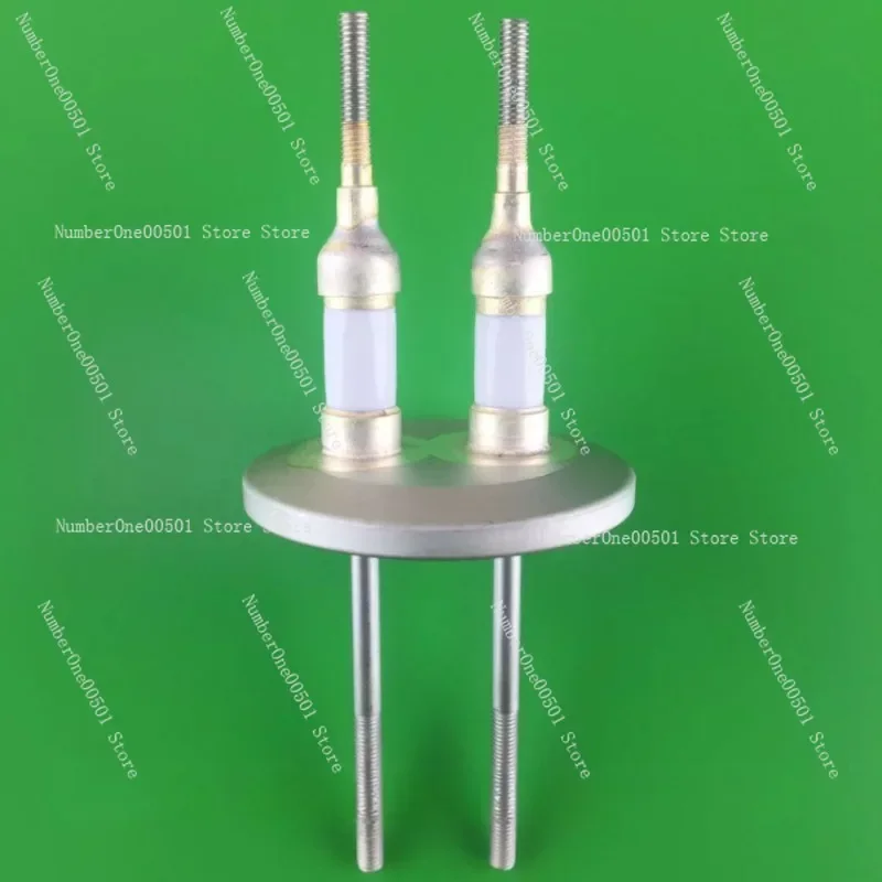 

High Voltage KF25 Insulated Ceramic Sealing Vacuum Sealing 3/5/10 KV Through Feed Conductive Connecting Electrode Flange