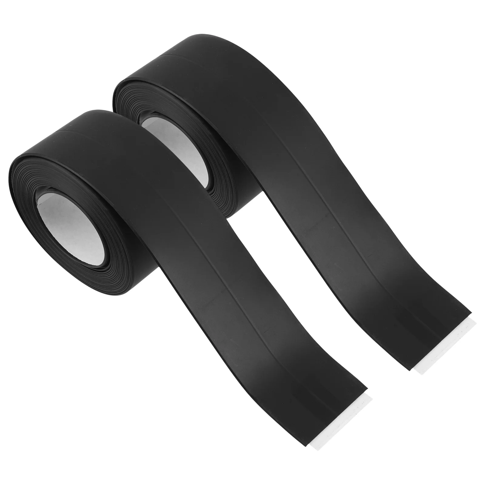 

2 Pcs Sealing Waterproof Strip Black Duct Tape Bathroom Caulk Toilet Base Sealer Electric