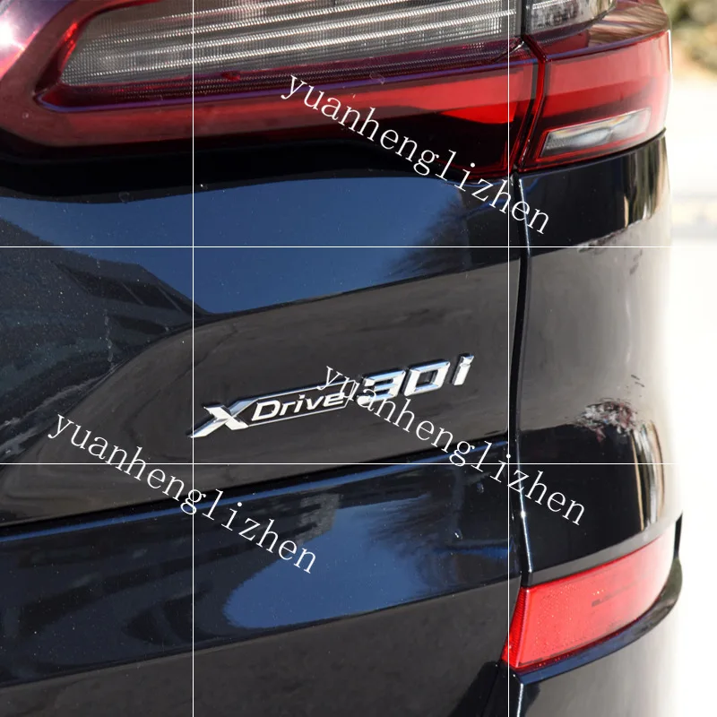 3D XDrive 20d 35i 28d 30d 35d 30i 20i 48d 50d New Style Letter Logo Car Rear Trunk Badge Emblem Decal Sticker For Car Decoration