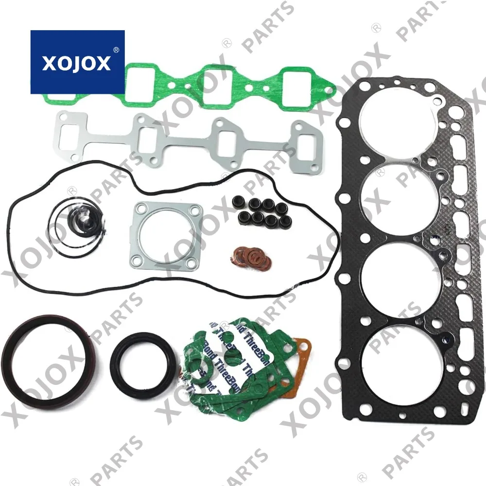 

XOJOX 4D84 4D84E Engine Full Gasket Set fits Komatsu Excavator PC40R-8 PC45R-8 PC45-1
