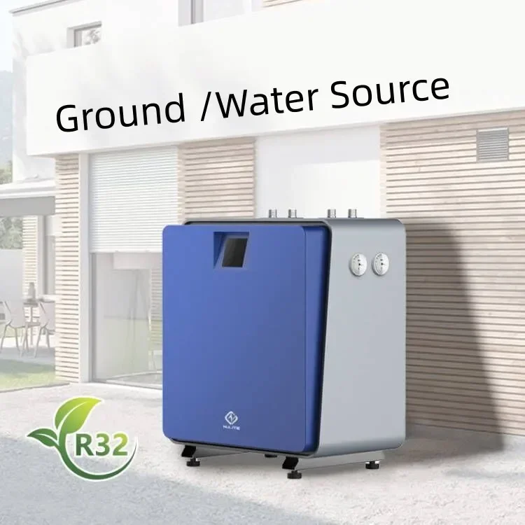 Nulite high cop smart wifi dc inverter water ground geothermal water source heat pump r32 16kw heating pump