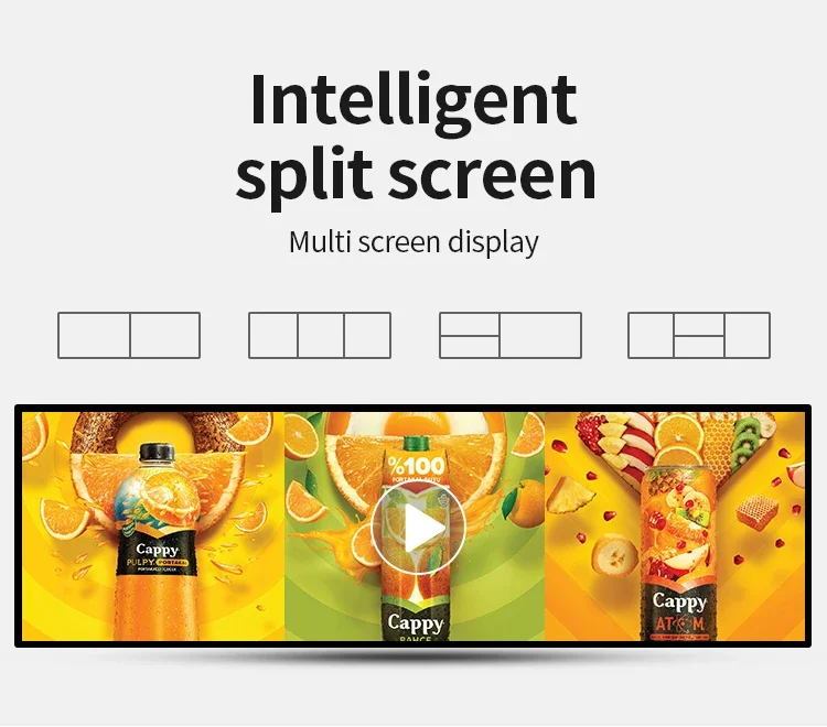 23.1 Inch Stretched Bar Lcd Displaywide Lcd  Stretched Bar Display Screen Stretched Bar Lcd Display