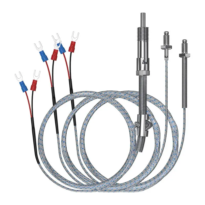

High Quality 3-wire Rtd Pt100 Thermocouple for 300c 600C M6 Screw Type K J Thermocouple Temperature Probe Pt100 M12